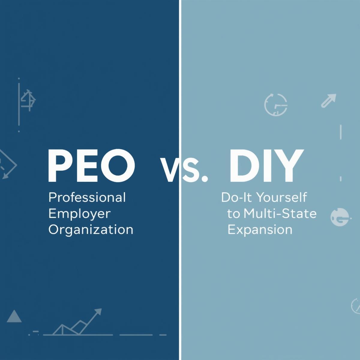 simple banner of PEO vs. DIY Multi-State Expansion
